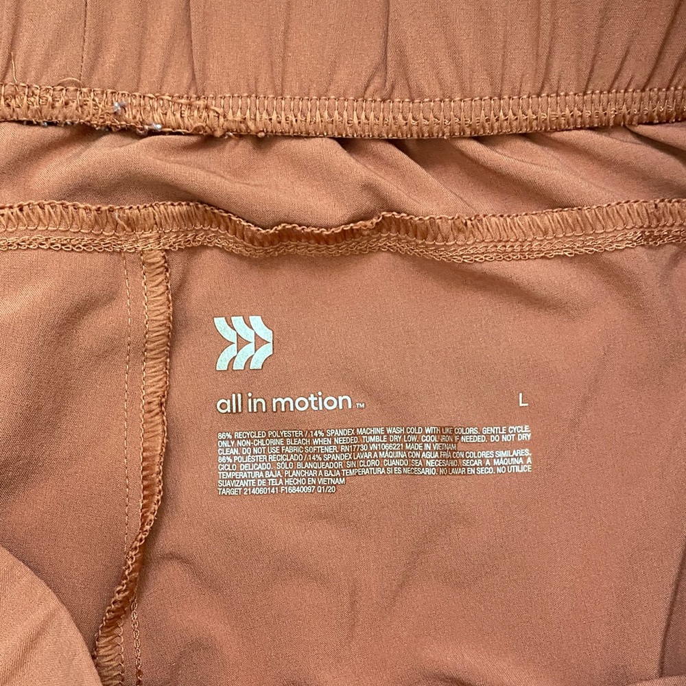All in Motion women Rust Cargo Pants - Picture 2 of 5